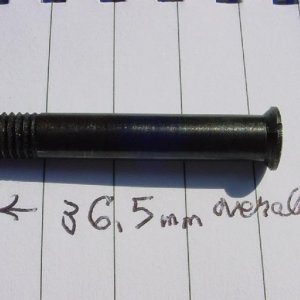 Receiver screw BSW