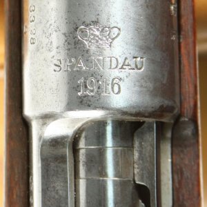 1916 Spandau SG 3328 4 a top receiver Spandau 1916