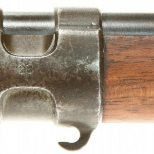 1916 Spandau SG 3328 4 front barrel band left