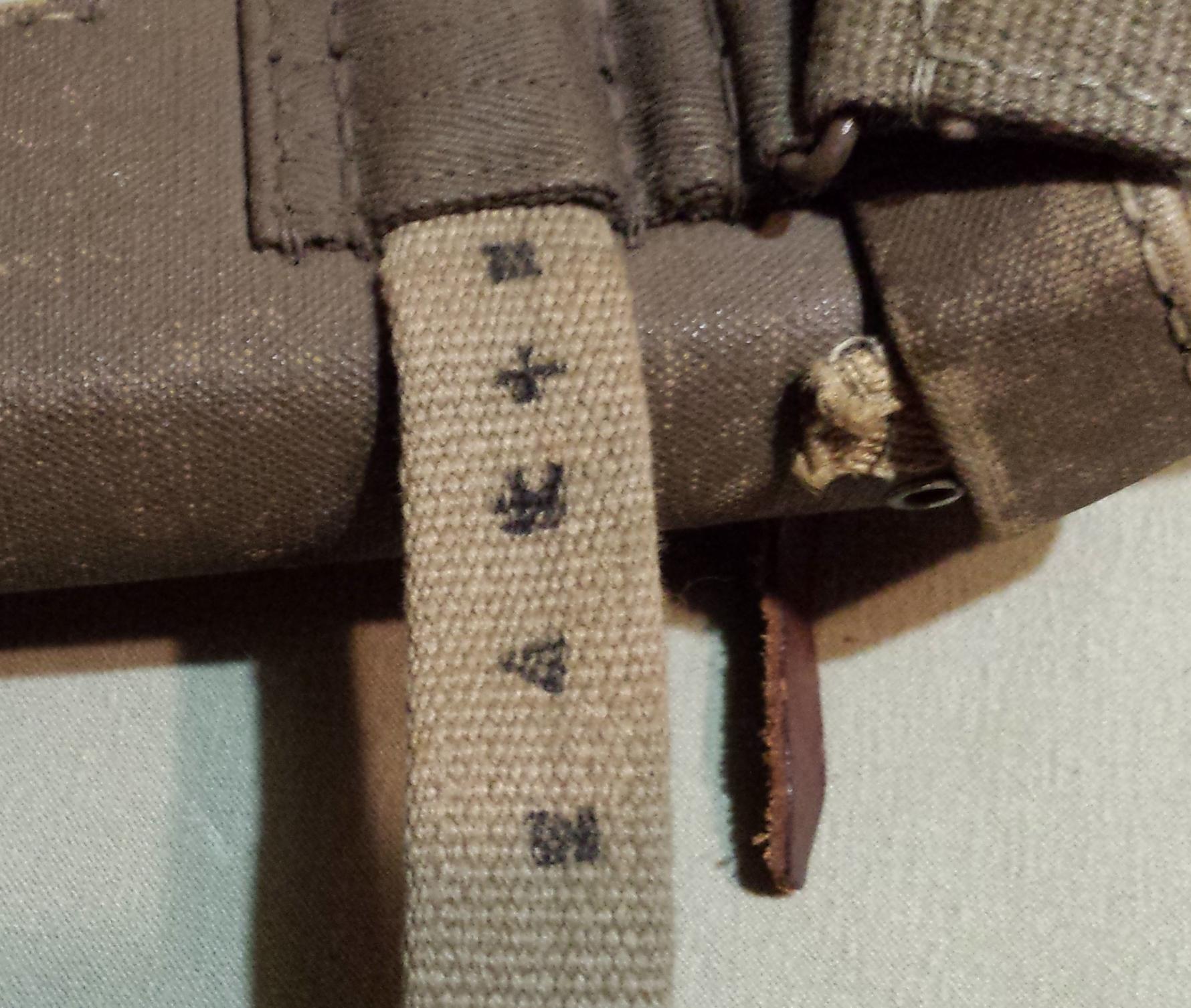 Arisaka Scope Pouch 6 pouch strap markings